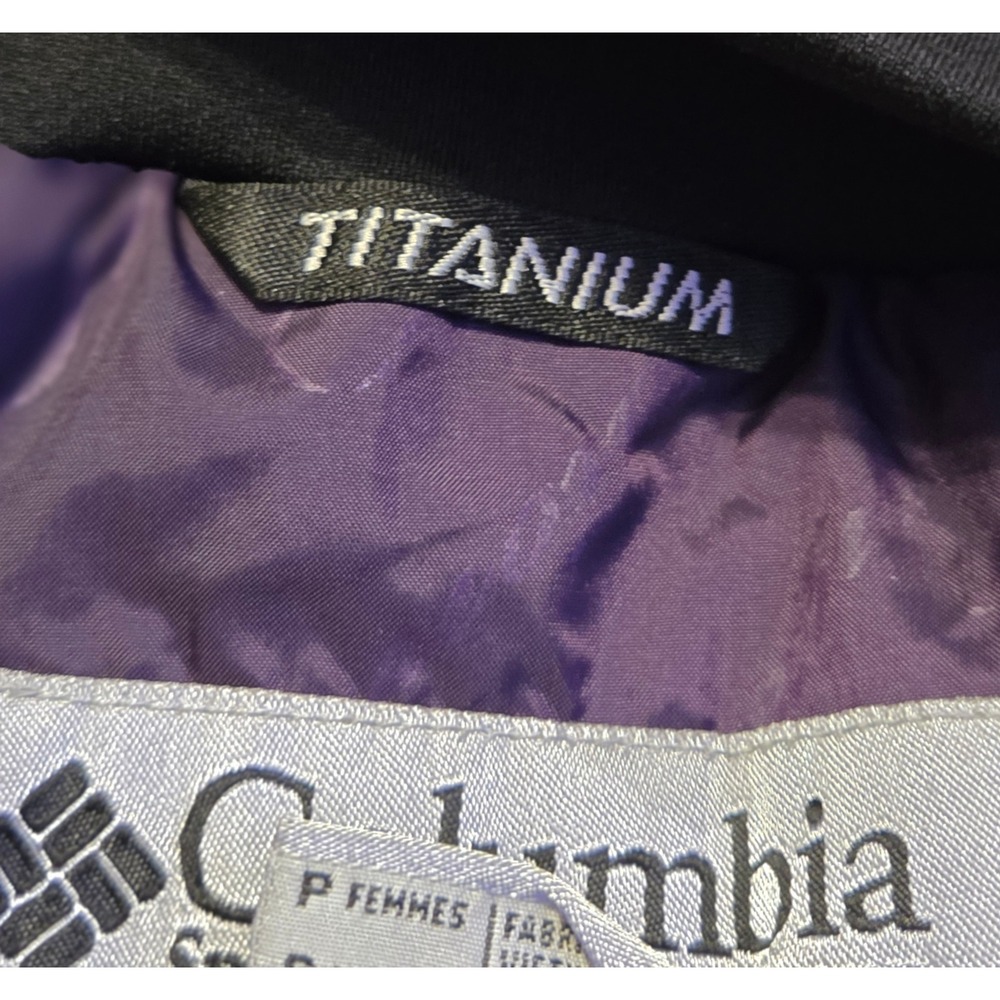 Columbia Titanium Tie Dye Snowboard Ski Jacket Women's Size S Pink Zip Pockets - Picture 6 of 12